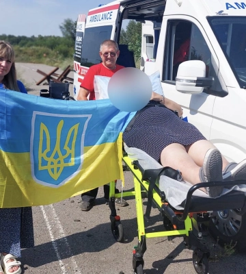 Маломобільну жінку евакуювали з окупованої Запорізької області - Лубінець