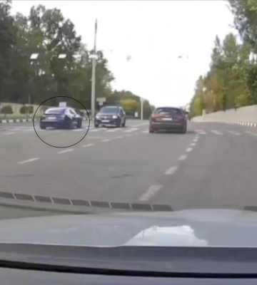 Водителя автомобиля Tesla, гонявшего по встречной полосе в Харькове, поймали