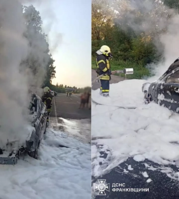 В Івано-Франківську сталася ДТП за участю автомобіля та мотоцикла, є постраждалі (відео)