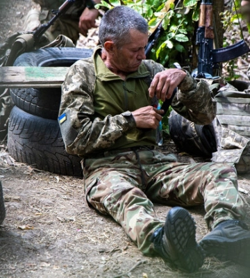 Карта боевых действий в Украине 17 августа