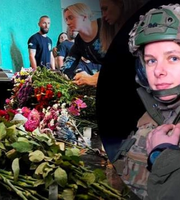 У Києві попрощалися з загиблою госпітальєркою Олександрою Мулькевич