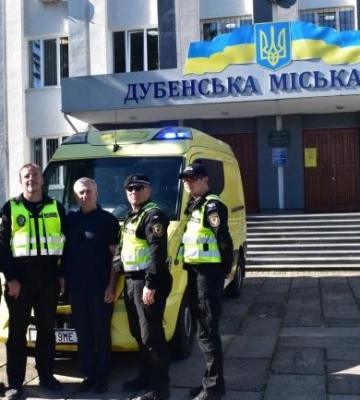 До Дубна доставили автомобіль "швидкої" з Чехії