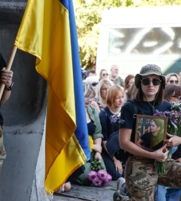 В Киеве простились с медыкой Госпитальеров Александрой Мулькевич. Фото