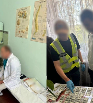 У Житомирі лікаря викрили на хабарі в 2 тисячі доларів за встановлення інвалідності