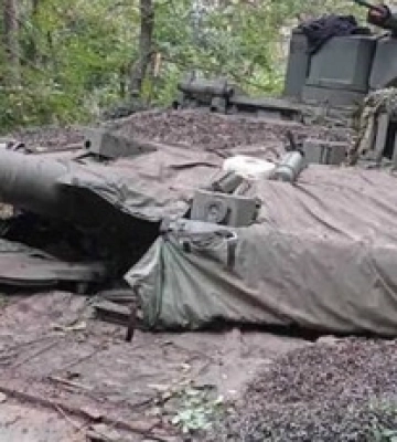 Львівські десантники вдруге на Курщині затрофеїли новітній російський танк