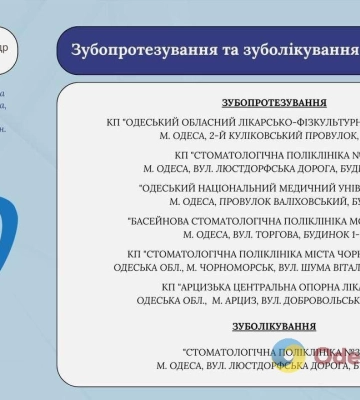 В Одесі ветерани зможуть безкоштовно вилікувати зуби та отримати послуги з зубопротезування