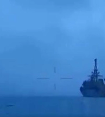 У Криму помітили російський розвідувальний корабель «Іван Хурс».