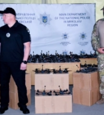 Бойові поліційні спецпідрозділи отримали технічну допомогу від громади Миколаєва