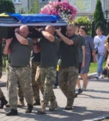 У Луцьку прочитали останню молитву за військового Андрія Треніна