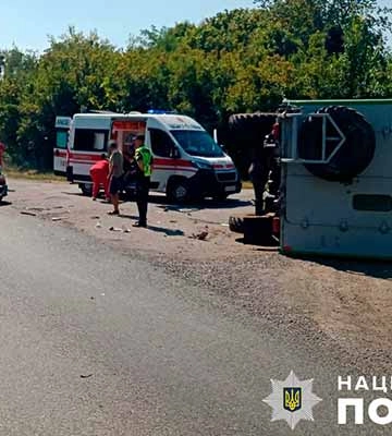 Унаслідок ДТП під Полтавою травмовано троє людей