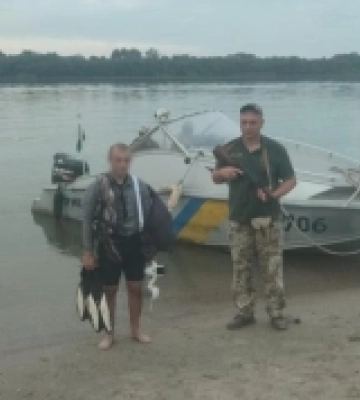 Мешканець Ізмаїла намагався на акваскутері та в ластах перетнути кордон через Дунай
