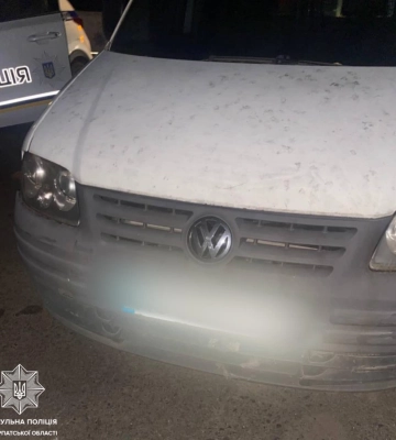 В Ужгороді притягнули до відповідальності нетверезого водія, який здійснив наїзд на патрульного