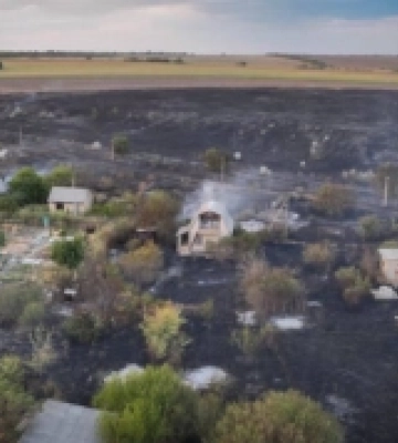 На Одещині знову горіли надвірні споруди та дачний будинок