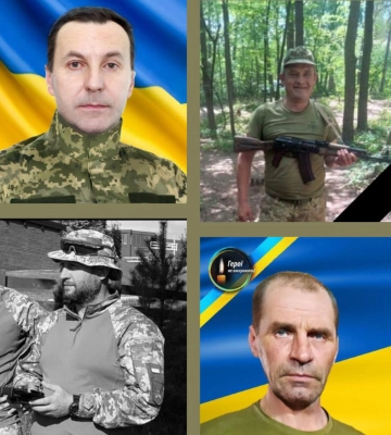 В останню путь на Рівненщині провели чотирьох бійців