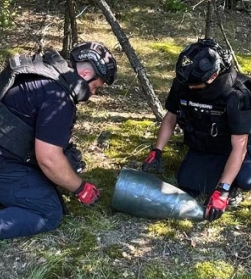 На Київщині чоловік знайшов у себе на подвір&#039;ї російський гранатомет, фото