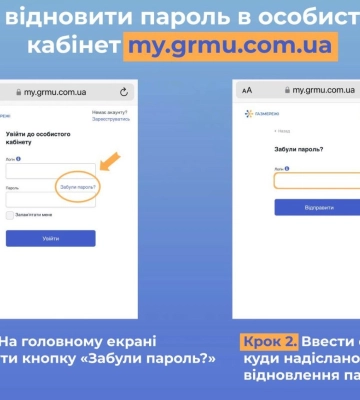 Як відновити пароль для входу в «особистий кабінет» «Газмережі»?