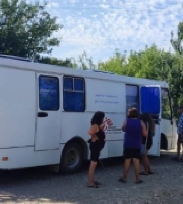На Бериславщині продовжує працювати пересувний рентген кабінет
