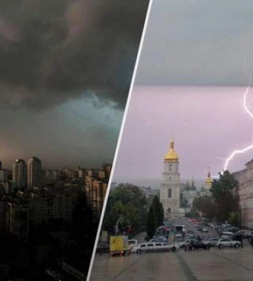 Місцями можливі шквали: на Київ та область насувається гроза