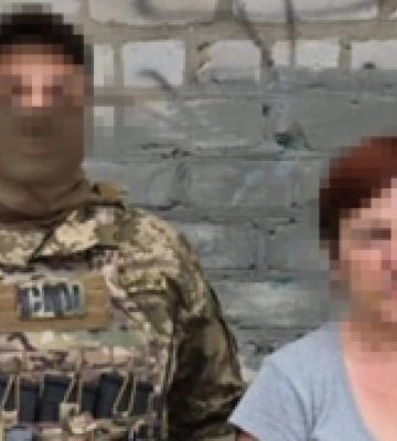 Служба безпеки затримала інформаторку, яка зливала росіянам позиції Сил оборони на Донеччині