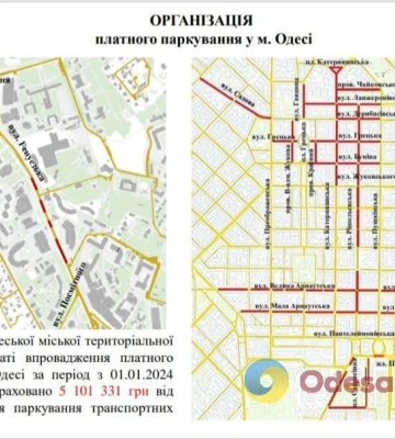 В Одесі планують збільшити кількість платних парковок