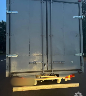 В Ужгороді притягнули до відповідальності нетверезого водія вантажівки
