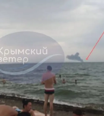 Атака на российский порт &quot;Кавказ&quot;: свидетельства местных и видео с пожара