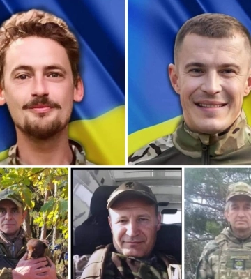 П’ятеро хоробрих воїнів з Рівненщини пішли на небо