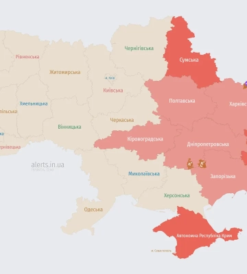 У передмісті Дніпра чули звуки вибухів на тлі повітряної тривоги