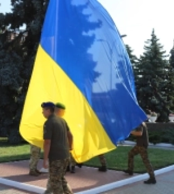 В Ізмаїлі урочисто підняли прапор України