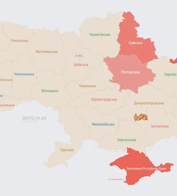 На Полтавщині ППО збили російські дрони