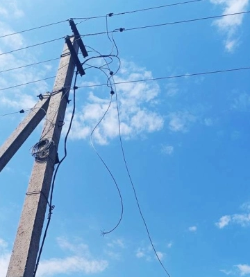 Енергетики Дніпропетровщини за добу відновили світло для майже 6 тисяч жителів
