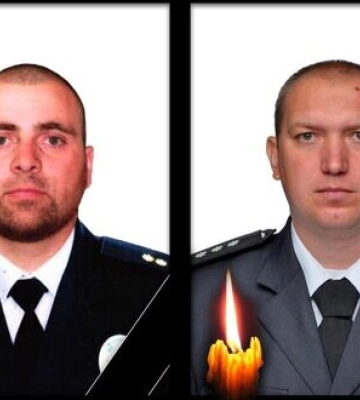 У Покровському районі внаслідок ракетного обстрілу загинули поліцейські Олександр Чубар та Олександр Гонтаренко