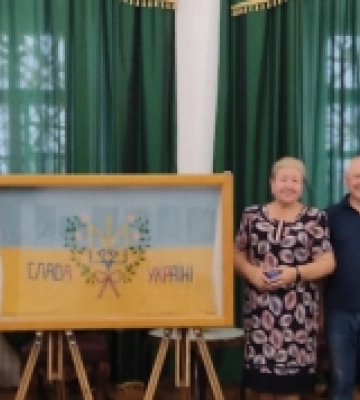 У Дубенському замку експонується  унікальний прапор-реліквія