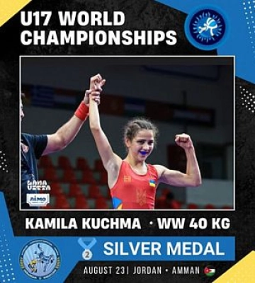 Криворізька борчиня Каміла Кучма стала віцечемпіонкою світу