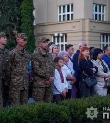 Ужгород зустрів 33-тю річницю незалежності світанковою молитвою за Україну