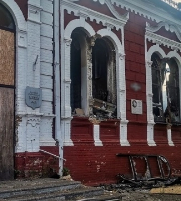 В Гуляйполе российские фашисты уничтожили краеведческий музей