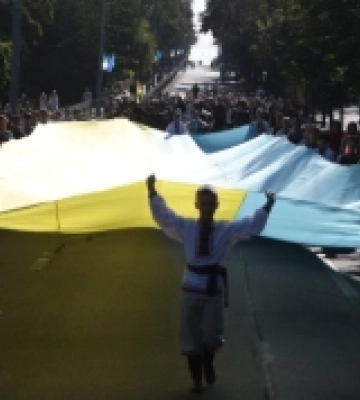 У Рівному відзначили 33-річчя незалежності України (ФОТО)
