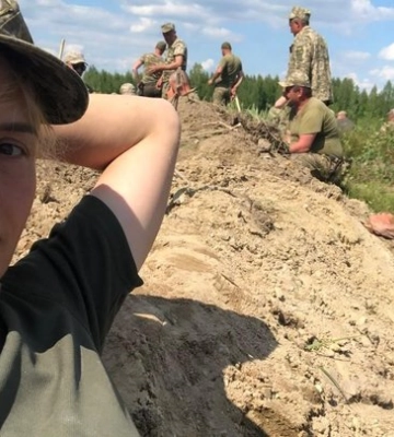 Життя присвячене боротьбі за волю: військовослужбовиця з Волині третій рік у строю