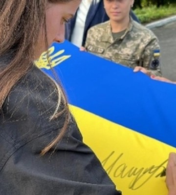 Волинські прикордонники зустріли вдома світову рекордсменку 
