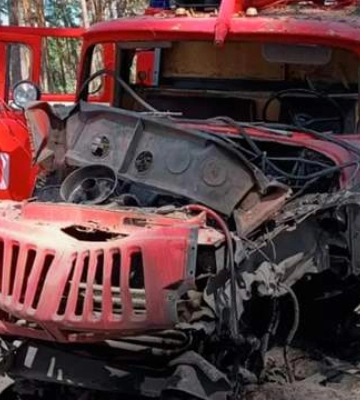 На Харківщині підірвався пожежний автомобіль з рятувальниками