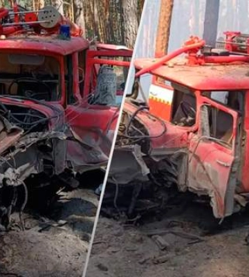 На Харківщині підірвався пожежний автомобіль з рятувальниками