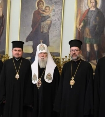 У Києві Патріарх Філарет зустрівся з делегацією Вселенського Патріархату
