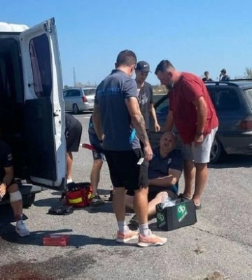 "Думаю, ми були за дві секунди до смерті". В ФК Ужгород розповіли про жахливе ДТП перед матчем