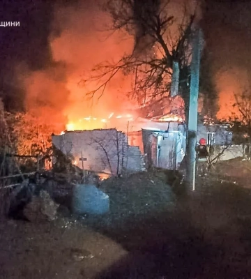 Ракетний удар по Балаклії: пошкоджено будинки, постраждав чоловік