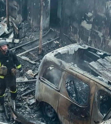 Рятувальники ліквідували 5 пожеж, що виникли через обстріли військових РФ на Херсонщині