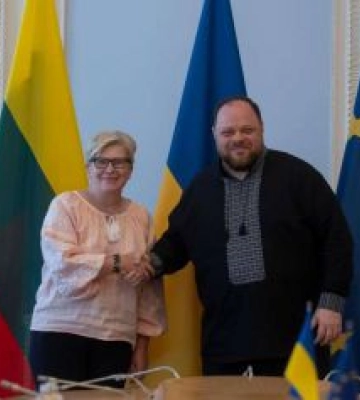 Руслан Стефанчук зустрівся з Премʼєр-міністеркою Литви Інгріду Шимонітє та очолюваною нею делегацією