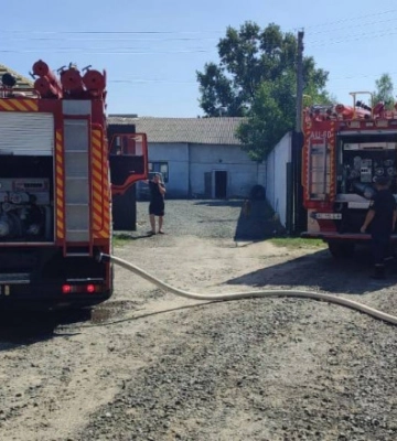 На Волині рятувальники ліквідували пожежу та відвели загрозу вибуху