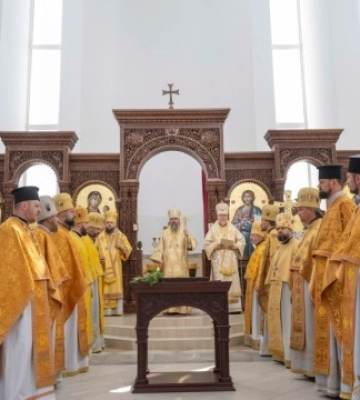 На Київщині предстоятель УПЦ Епіфаній освятив храм святого апостола Андрія Первозваного