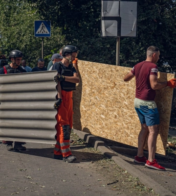 У Сумах завершили аварійно-відновлювальні роботи на місці ворожого удару