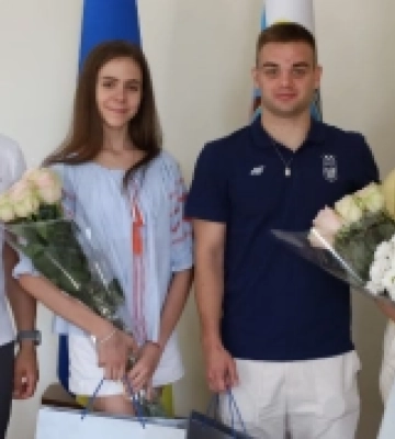 Мер Миколаєва привітав Валерію Перемету та Данила Коновалова з успішними виступами на Олімпійських іграх